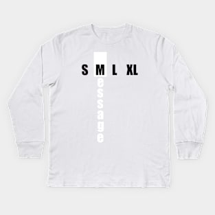 The Medium is the message Kids Long Sleeve T-Shirt